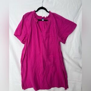 Old Navy Fuchsia Tunic Dress XXL TALL